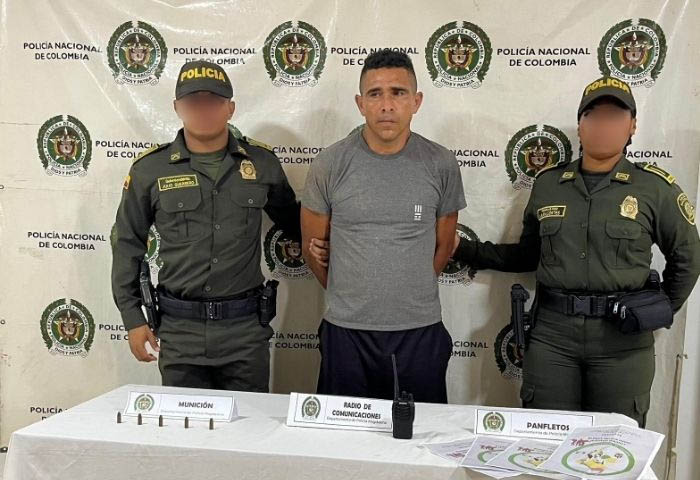 Capturado plateño con panfletos del Clan del Golfo y una menor arhuaca retenida