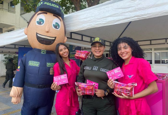 La Policía del Magdalena  celebró el Día de La Mujer