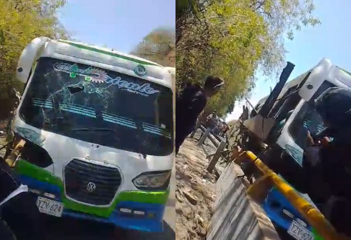 Accidente de bus deja 9  heridos en la ‘Y’ de Bonda