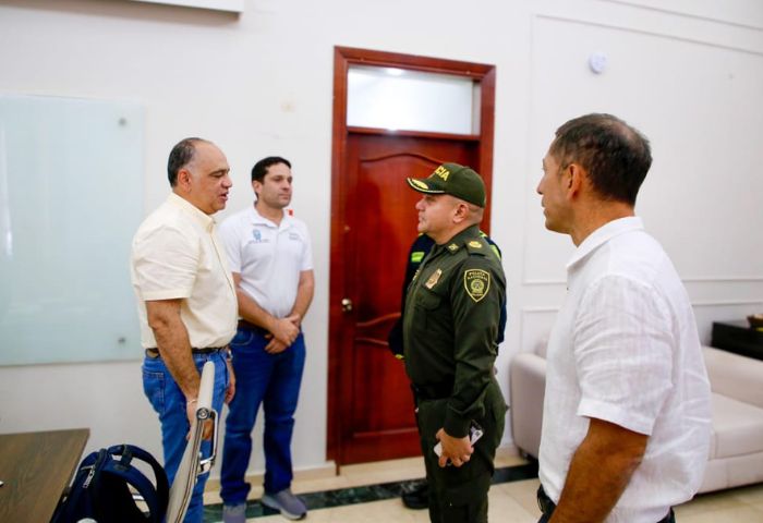Alcalde y nuevo Comandante de la Metropolitana acordaron estrategias por la seguridad